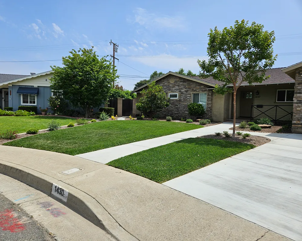 Completed high-end landscape design and installation in Brea, California