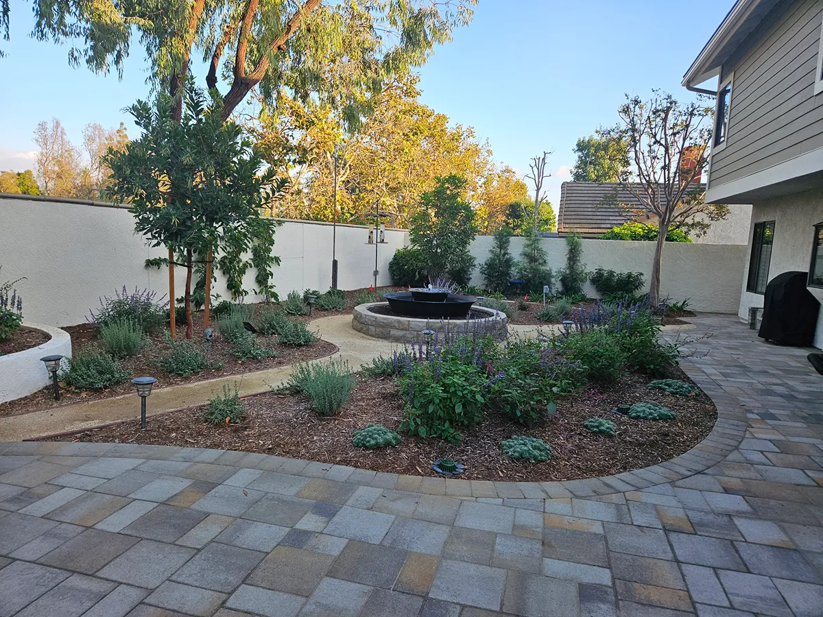 Completed residential landscape project by Pacific Coast Landscaping